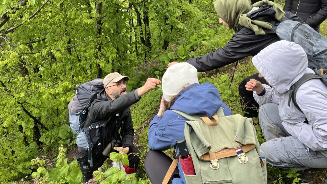 Doğaseverler 10 kilometrelik parkurda buluştu