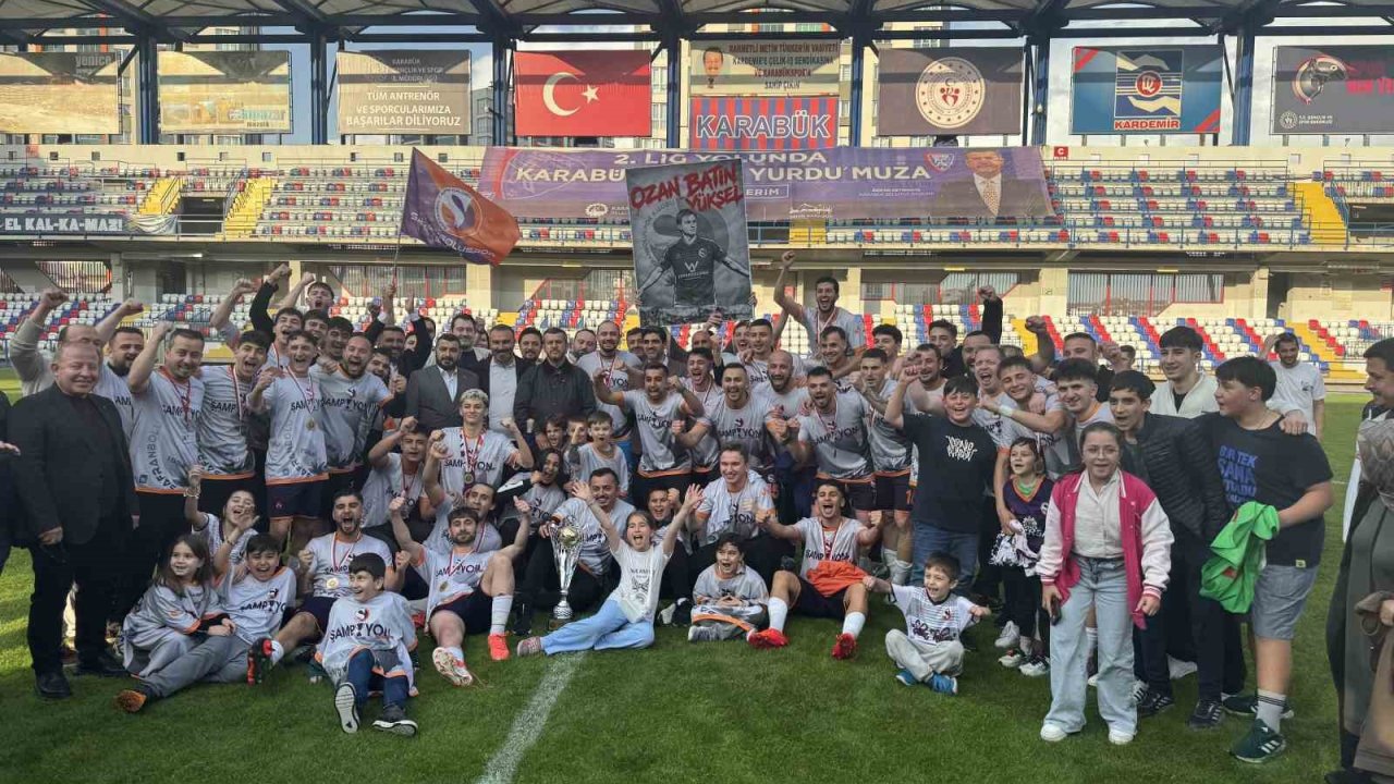 Karabük 1.Amatör Lig’de şampiyon Safranboluspor