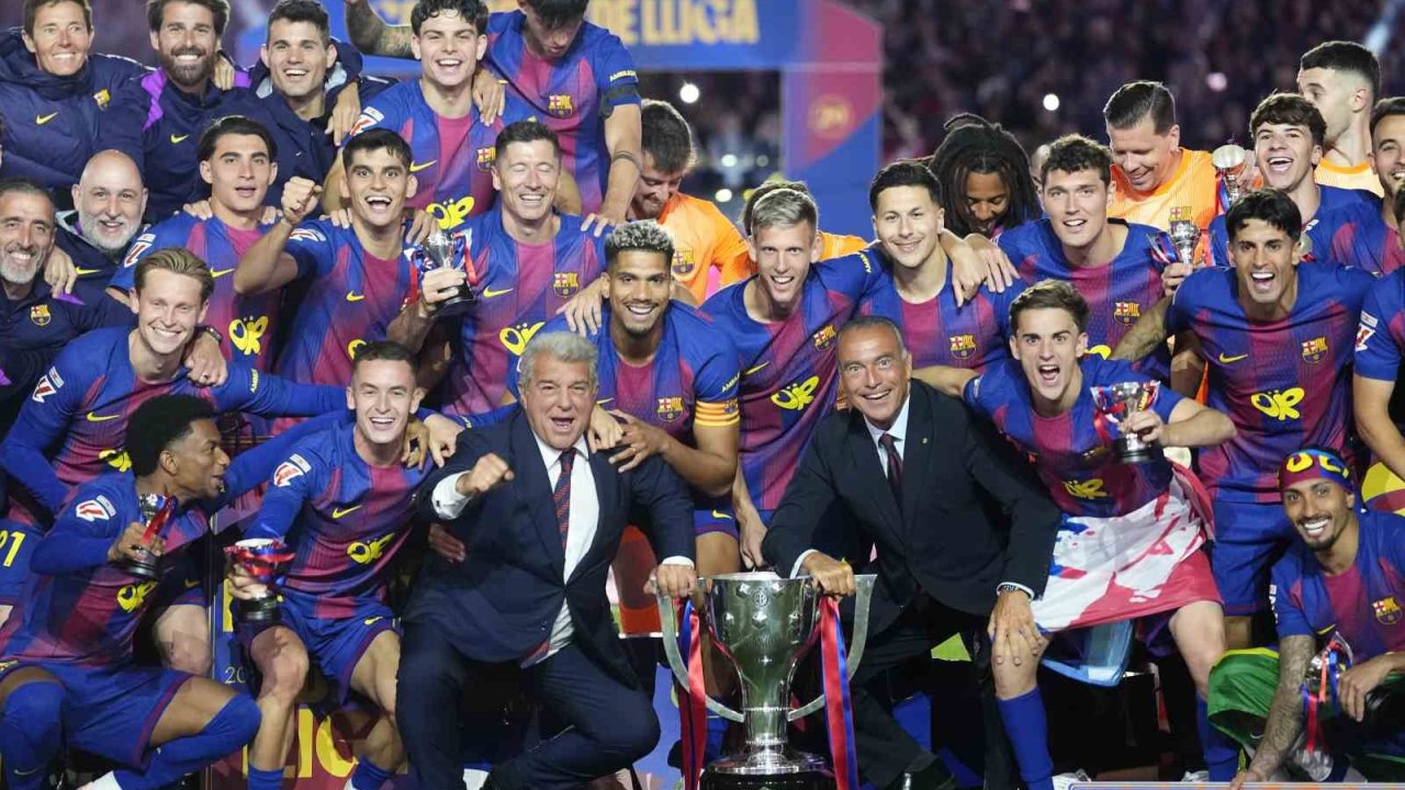 La Liga’da şampiyon Barcelona