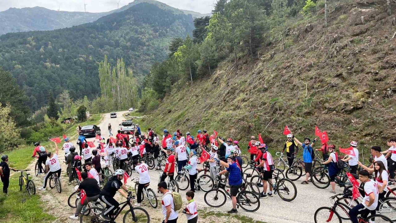 Babadağ’da 19 Mayıs coşkusu pedallarla yaşandı