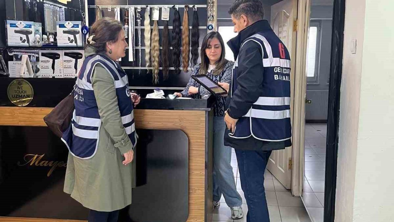 Zonguldak’ta kuaför ve güzellik salonları denetlendi