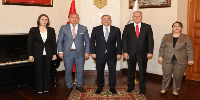 Kars Valisi Ziya Polat SGK Heyetini Kabul Etti