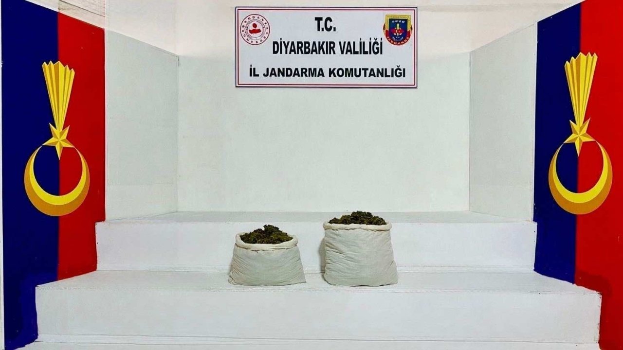 Diyarbakır’da 198 kilo esrar ele geçirildi