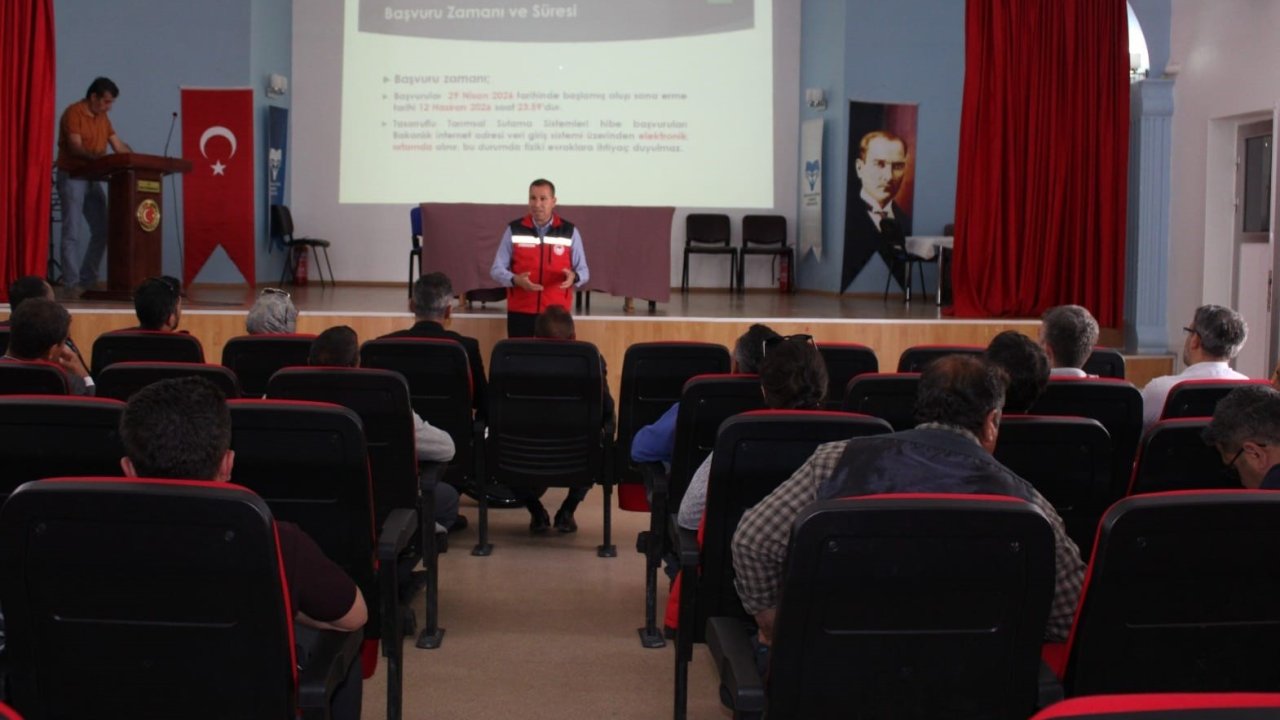Dicle’de çiftçiler kırsal kalkınma yatırımlarının desteklemeleri hakkında bilgilendirildi