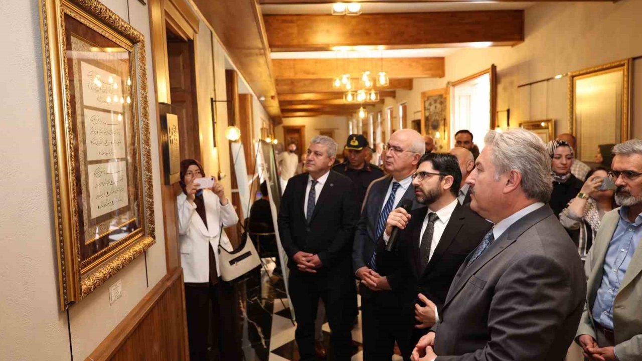 Sanatın merkezi ‘Sanat Melikgazi’ hat sergisine ev sahipliği yapıyor