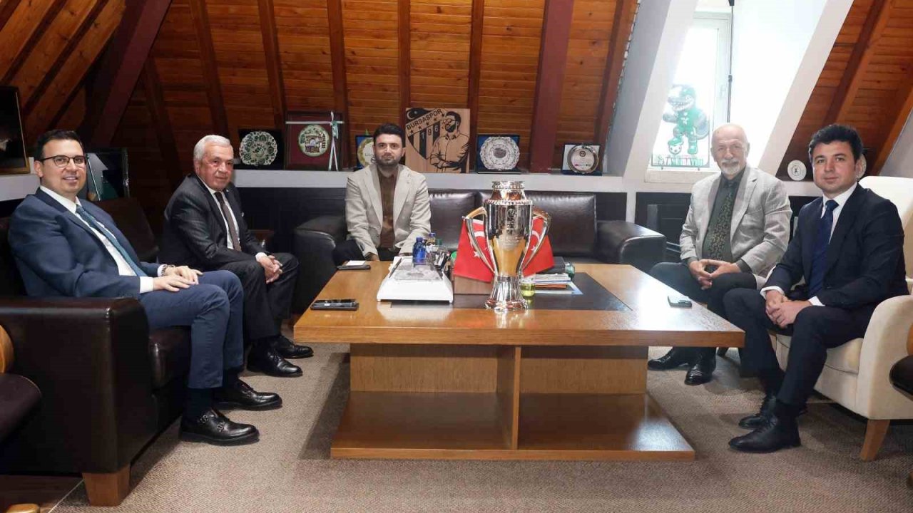 Başkan Şadi Özdemir’den Bursaspor’a tebrik ziyareti