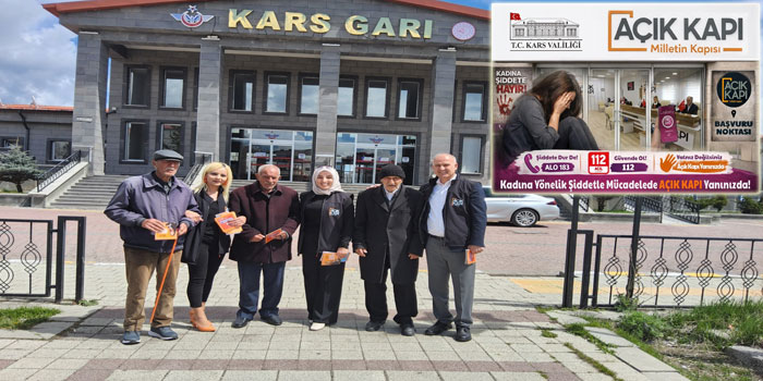 Kars Açık Kapı Müdürlüğü'nden Şiddetle Mücadelede Bilgilendirme Çalışması