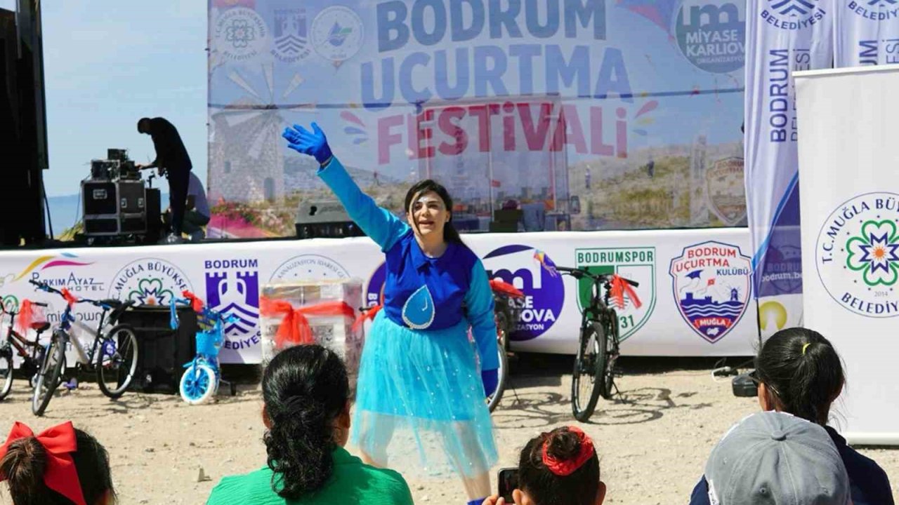 MUSKİ’den Bodrum Uçurtma Festivali’nde çocuklara su tasarrufu eğitimi