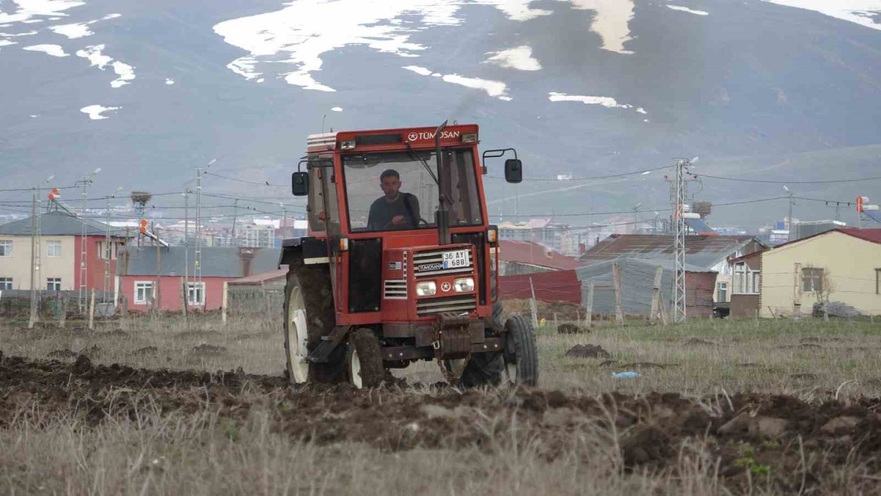 Ardahan’da buğday ve arpa ekimi başladı