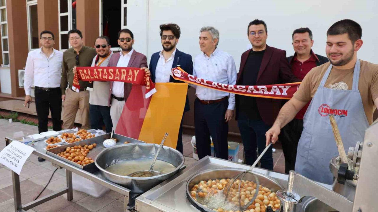Aydın’da Galatasaraylı avukatlar, şampiyonluk lokması döktürdü