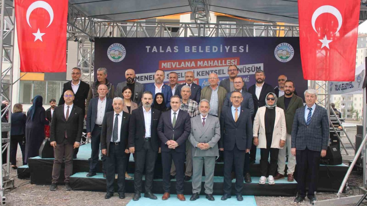 Talas’ta 60 aile yeni evlerine kavuştu