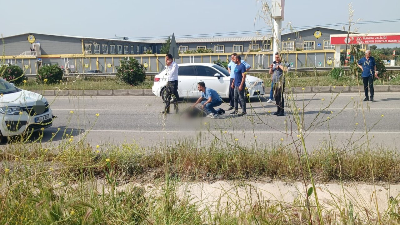 Manisa’da yolcu otobüsünün çarptığı yaya kurtarılamadı