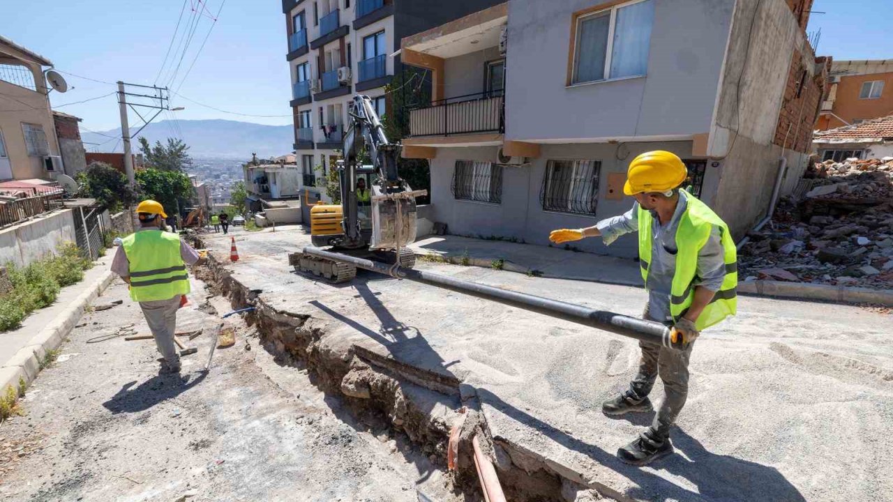 Bayraklı’da 35 kilometrelik içme suyu hattı yenileniyor