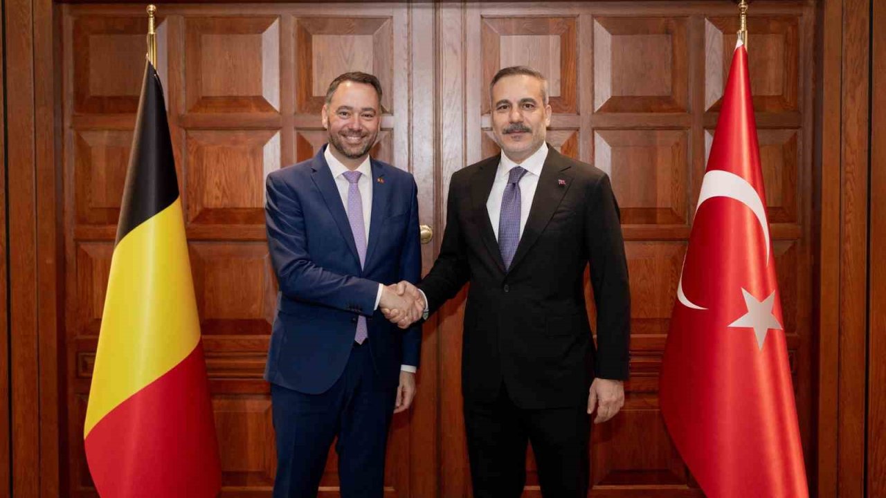 Bakan Fidan, Belçikalı mevkidaşı Prevot ile bir araya geldi