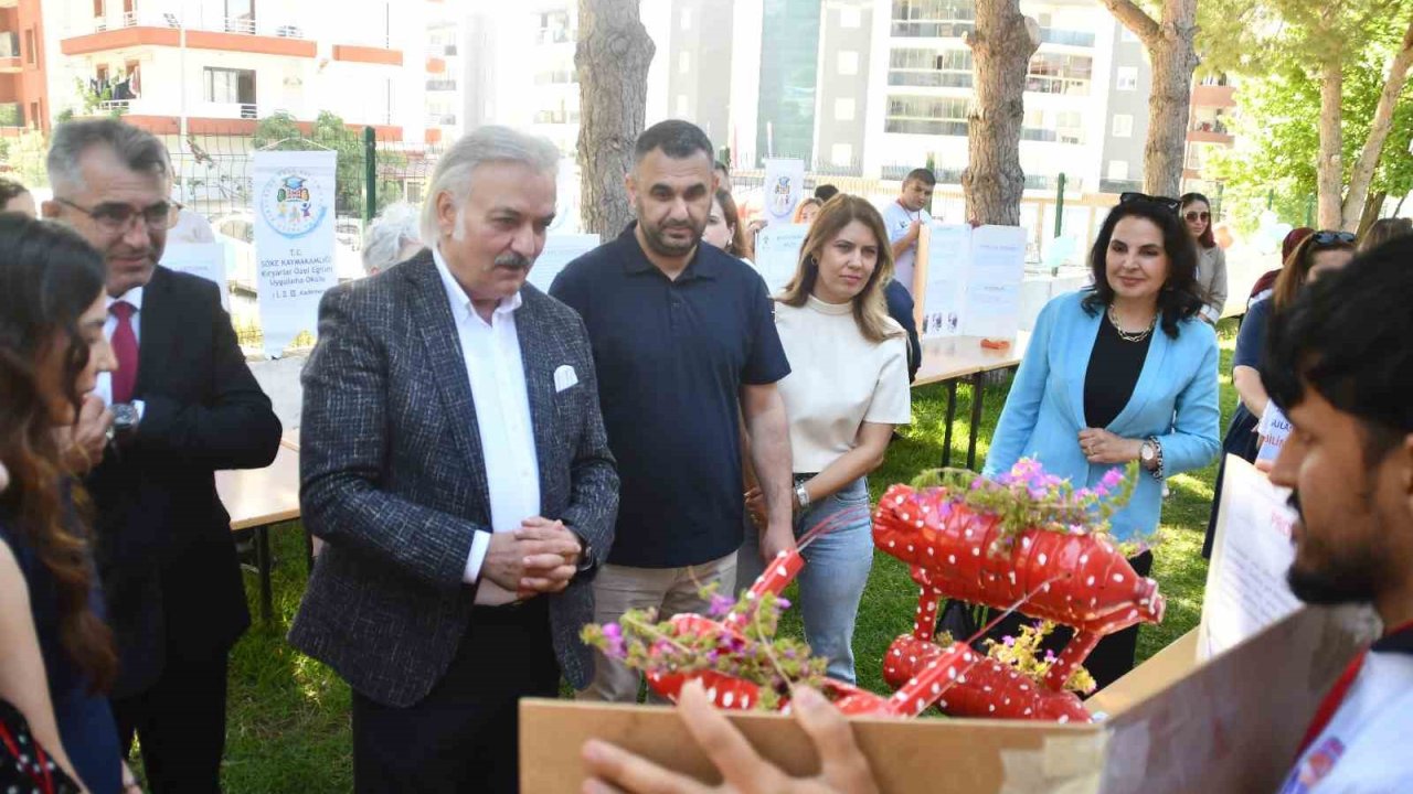 Söke’de özel çocuklardan bilim sergisi