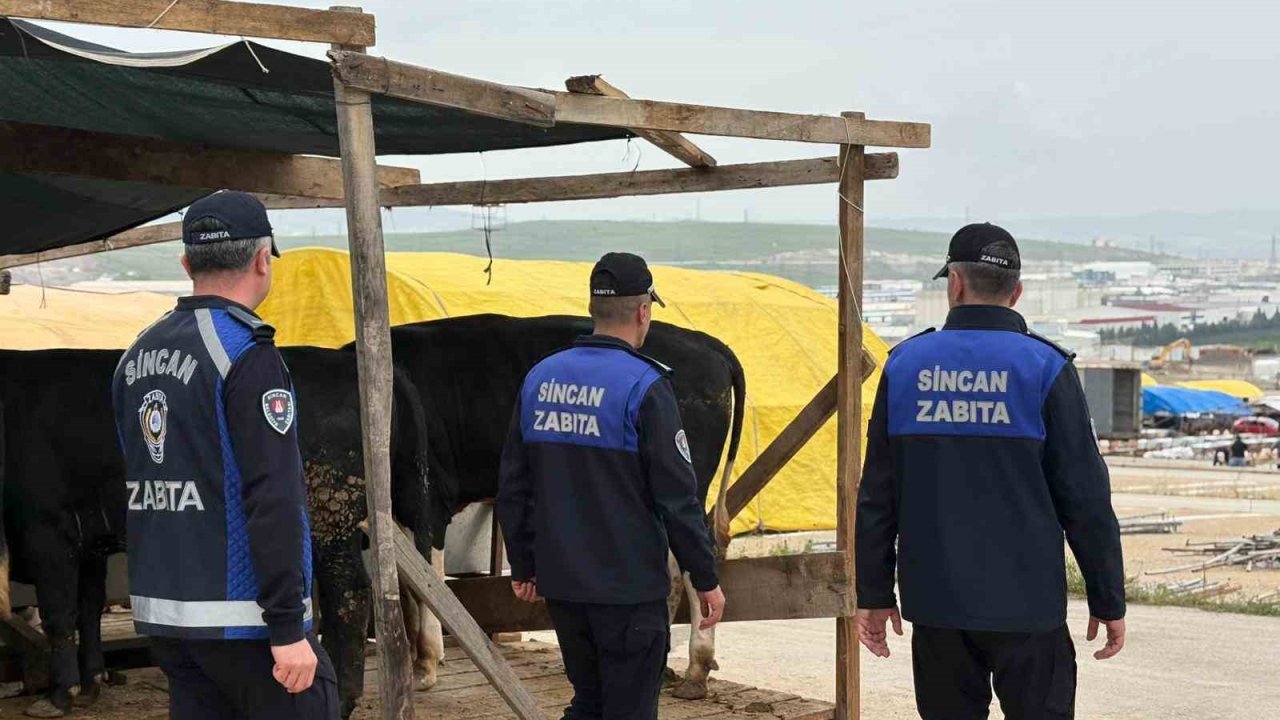 Sincan’da kurban pazarlarında denetim aralıksız sürüyor