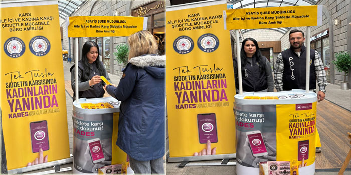 Kars Emniyeti’nden Engelli Haftası’nda KADES Tanıtımı