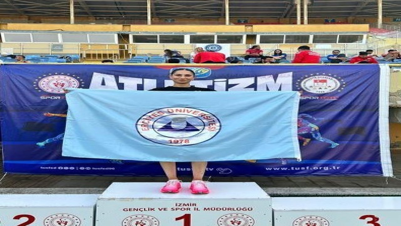 Erciyes Üniversitesi atletlerinden 4 madalya