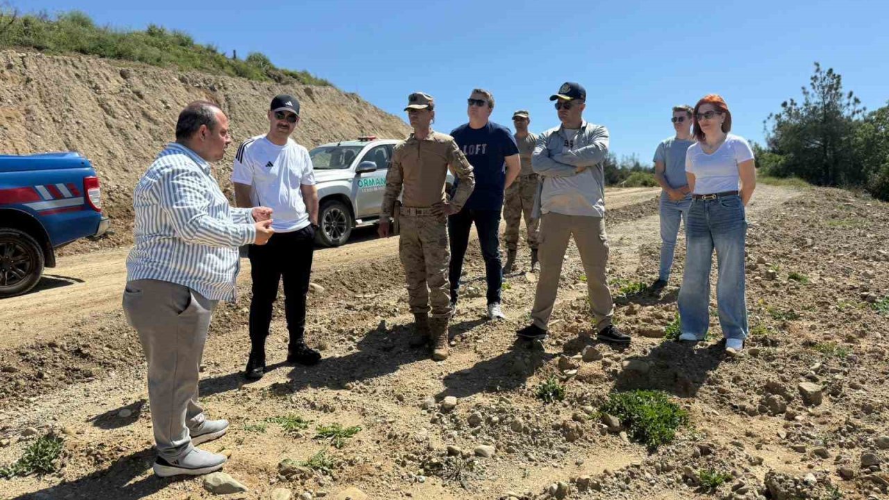 Tarihe tanıklık eden Mustafa Kemal Yürüyüş Yolunda incelemelerde bulunuldu