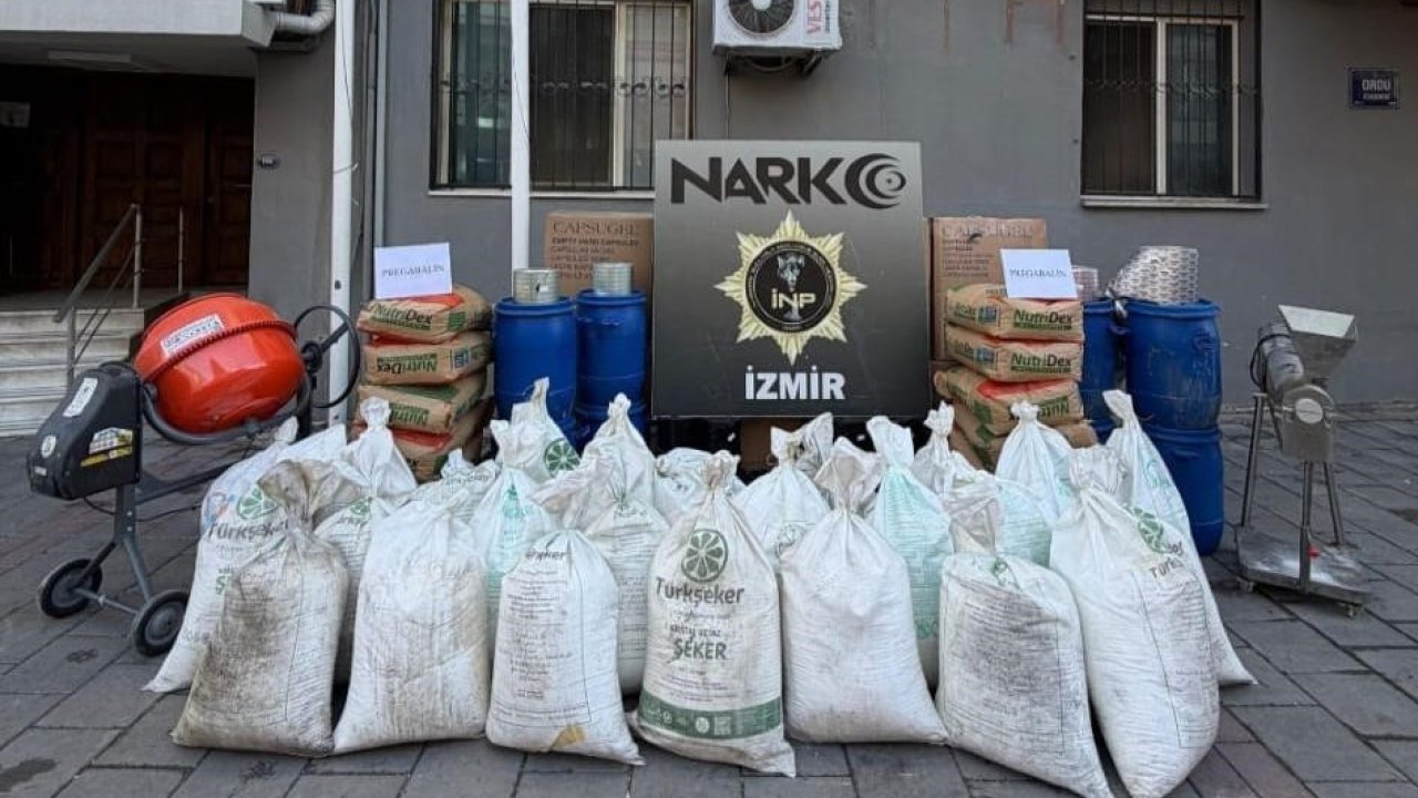 İzmir’de zehir tacirlerine dev darbe: 11 milyondan fazla uyuşturucu hap ele geçirildi