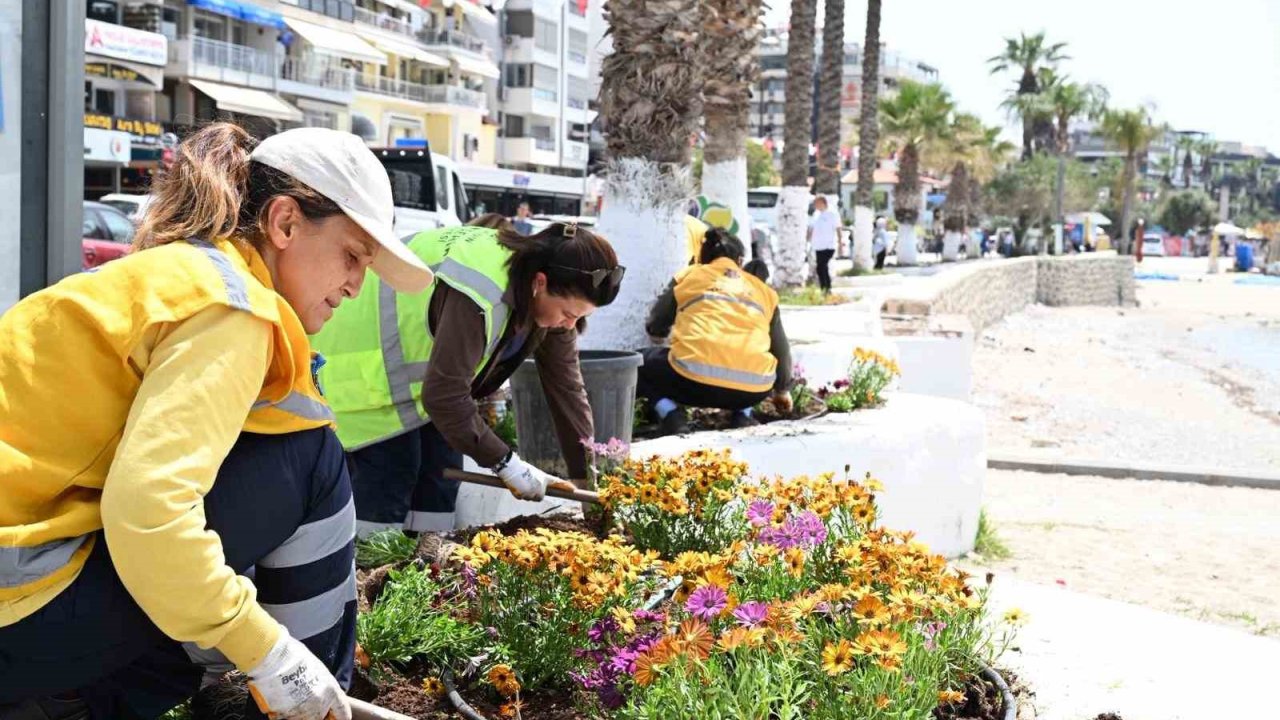 Aydın Büyükşehir’den, Kuşadası’nda bakım ve temizlik çalışması