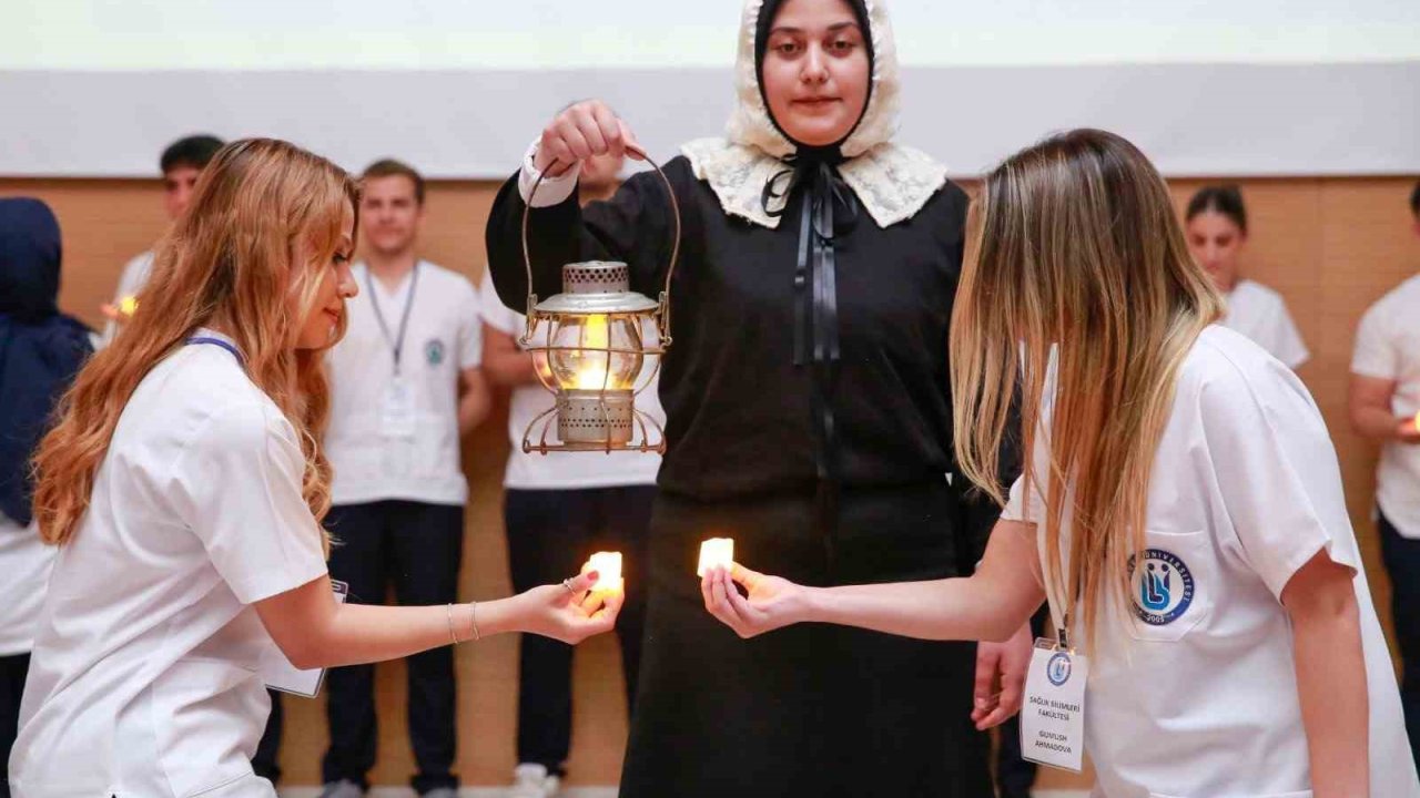 Bayburt’ta hemşirelik öğrencileri için üniforma giyme töreni düzenlendi