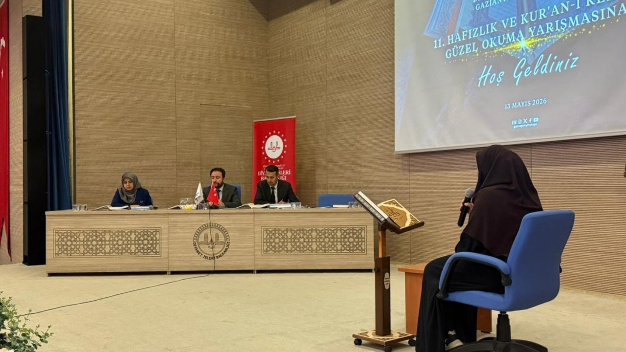 Gaziantep’te ‘Hafızlık ve Kur’an-ı Kerim’i Güzel Okuma Yarışması’ düzenlendi