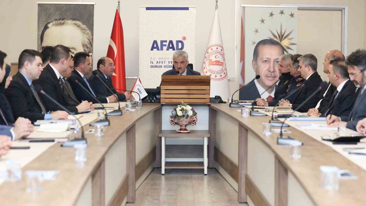 Düzce’de 10 Haziran’daki bölgesel tatbikata hazırlık