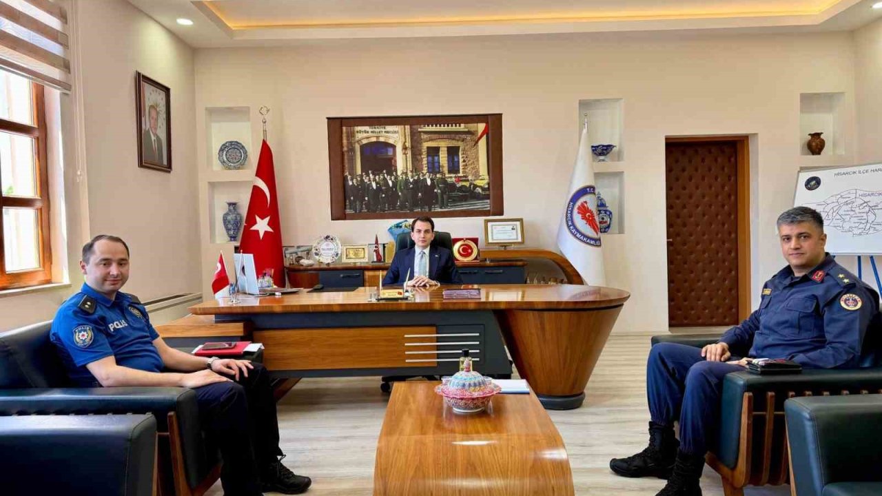 Hisarcık’ta asayiş toplantısı yapıldı