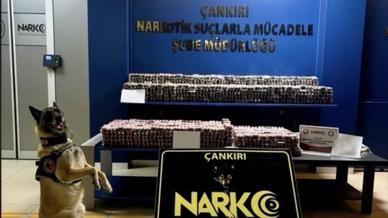 Çankırı’da uyuşturucu operasyonu: 85 bin adet hap ele geçirildi