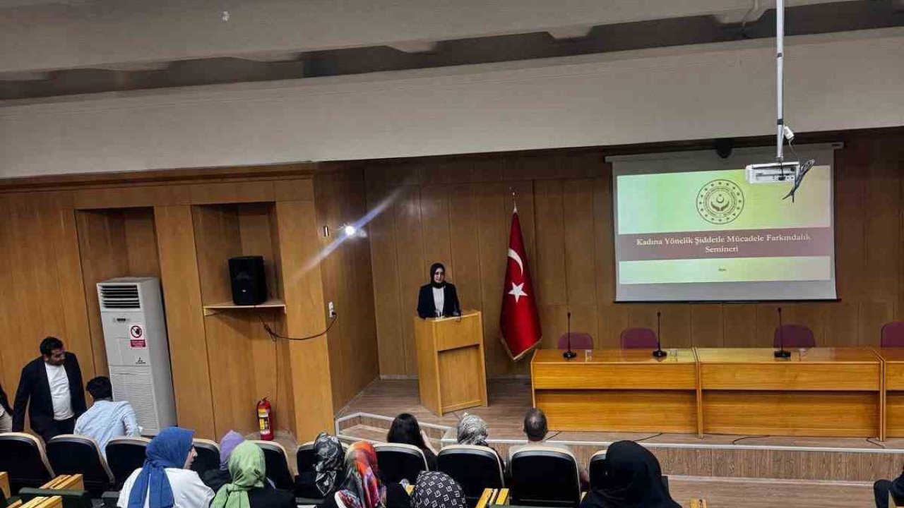 Üniversitesi öğrencilerine ’Kadına Yönelik Şiddetle Mücadele’ eğitimi
