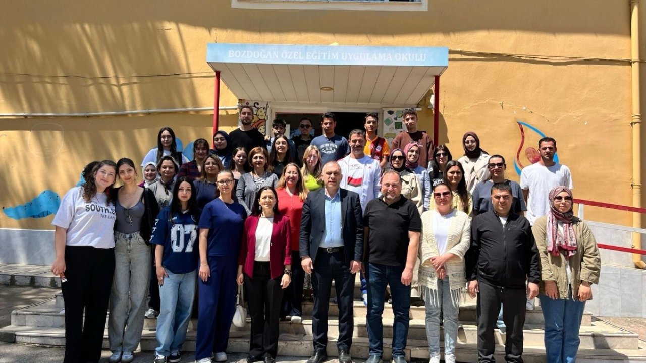 Bozdoğan MYO öğrencileri özel eğitim öğrencileriyle bir araya geldi