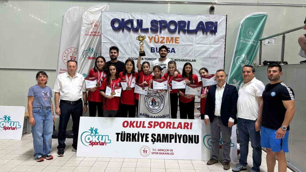 Bursa’da ortaokul öğrencilerinden Türkiye şampiyonluğu