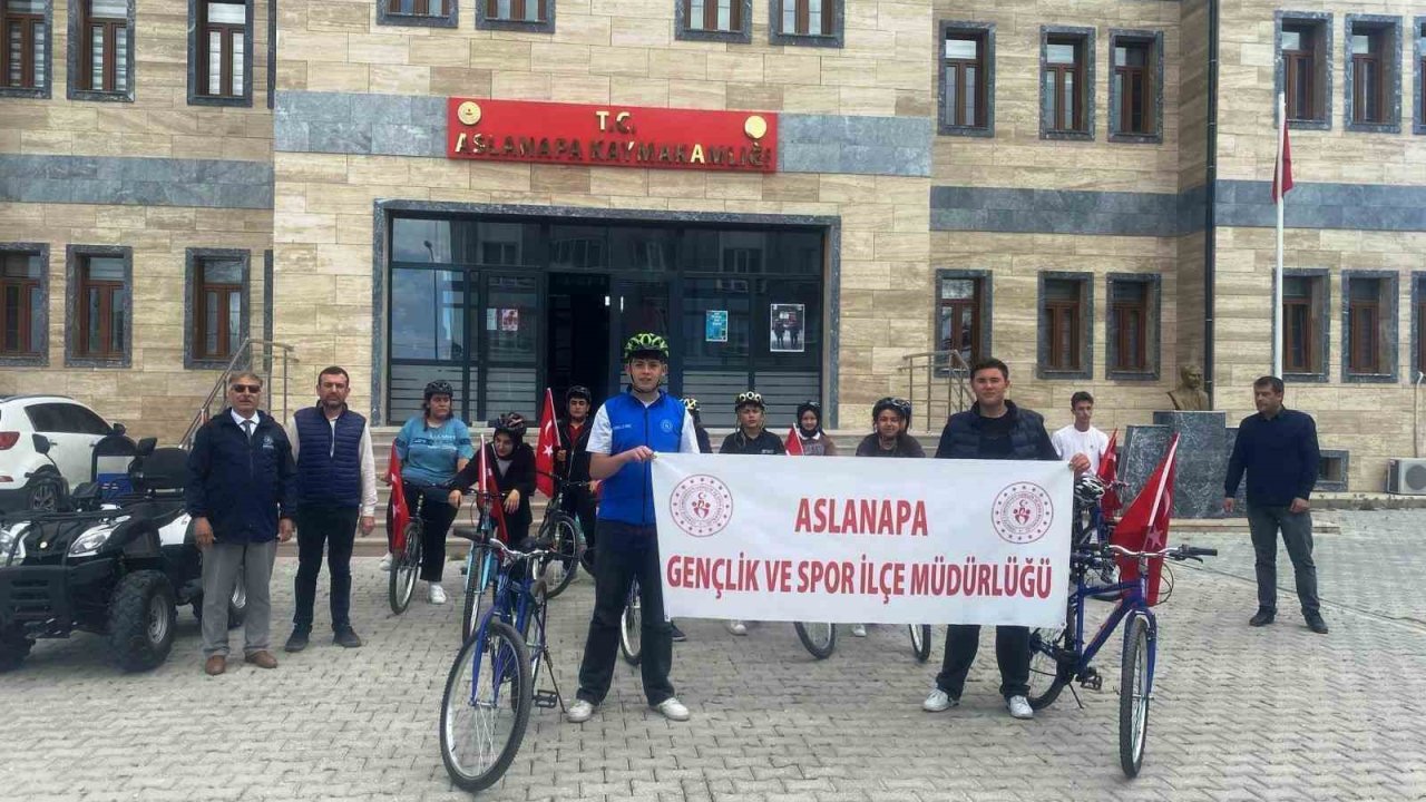 Aslanapa’da bisiklet turu düzenlendi