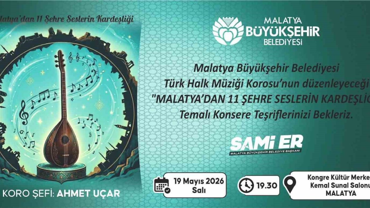 Malatya’dan 11 şehre türkü köprüsü