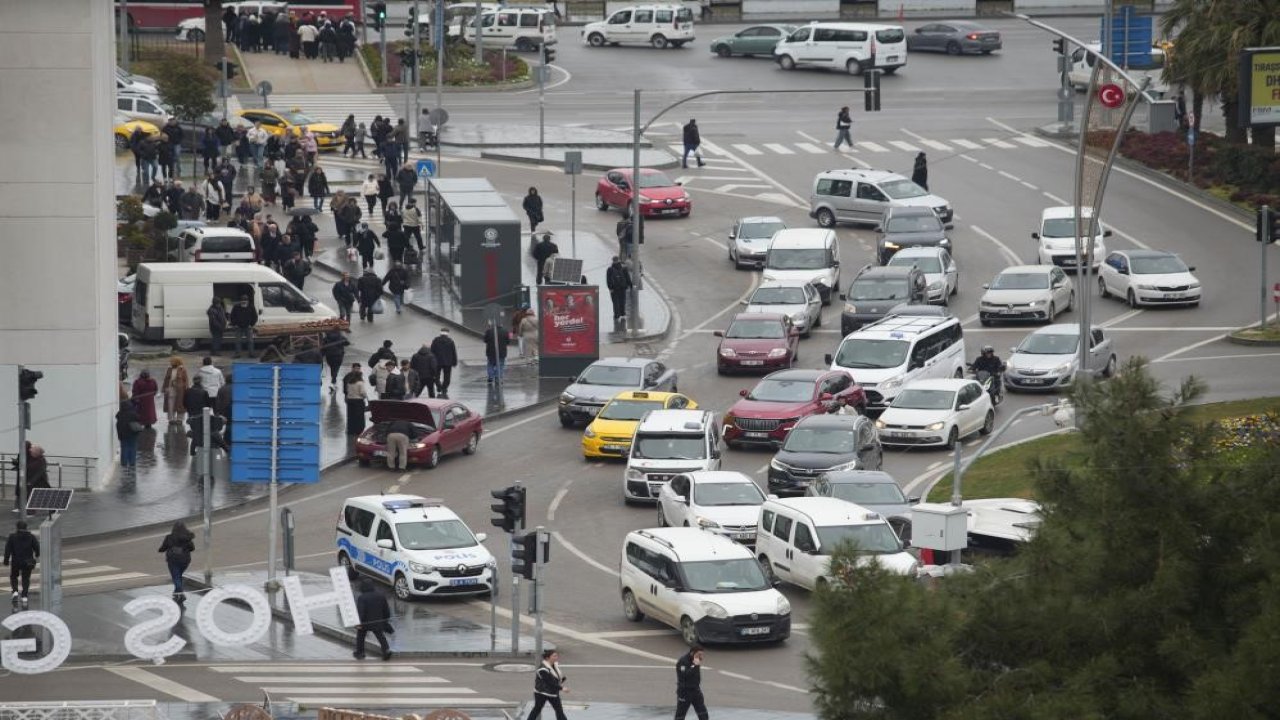 Samsun’da motorlu kara taşıt sayısı 1 yılda 38 bin arttı