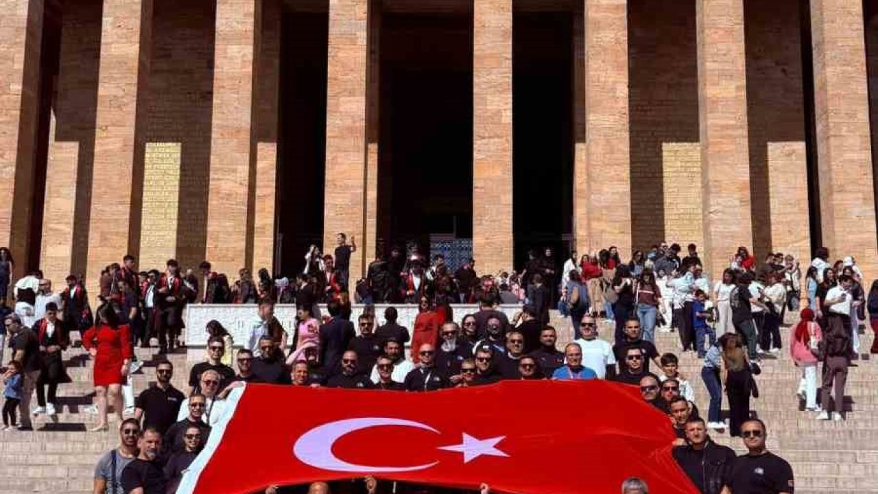 Motorculardan Anıtkabir’e 