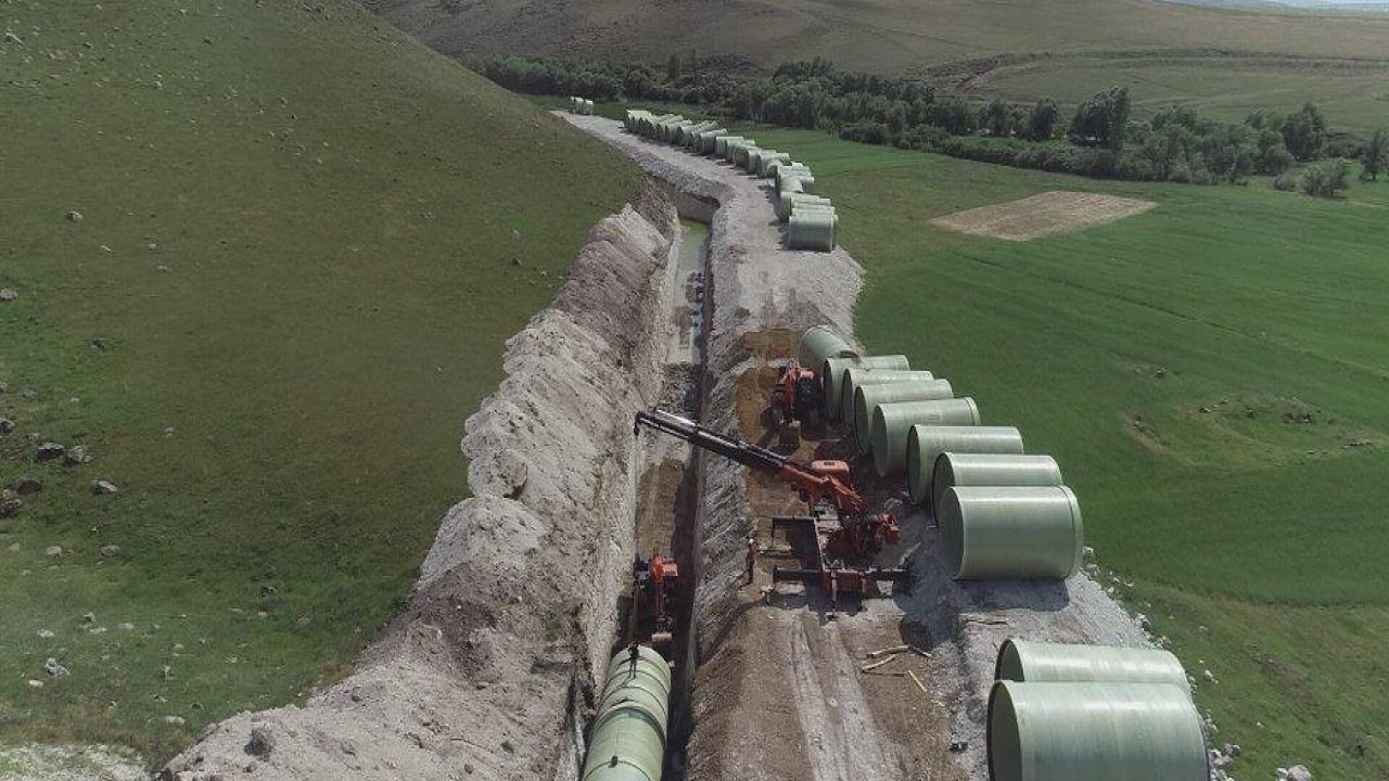 Kars’ta sulama hamlesi! 475 bin dekar arazi suya kavuşacak
