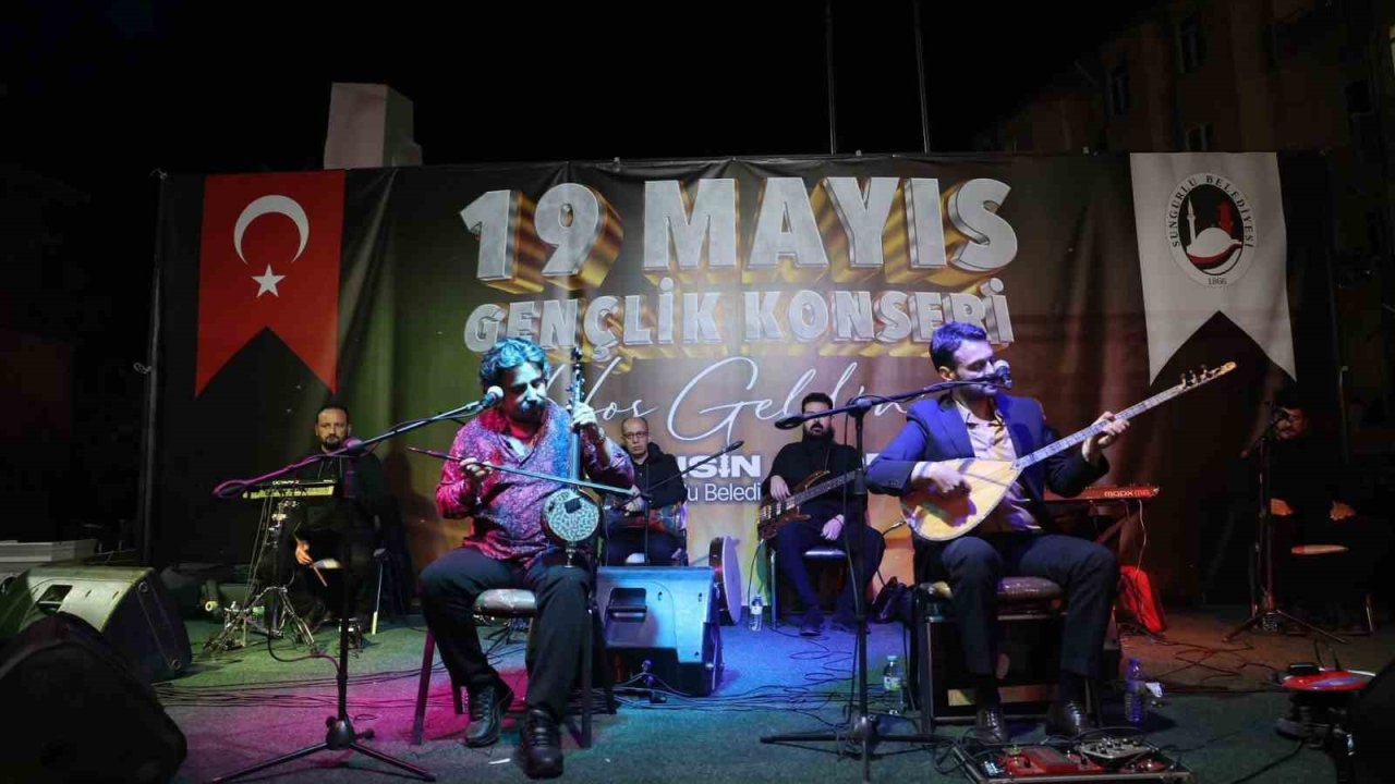 Sungurlu’da 19 Mayıs coşkusu konserle taçlandı