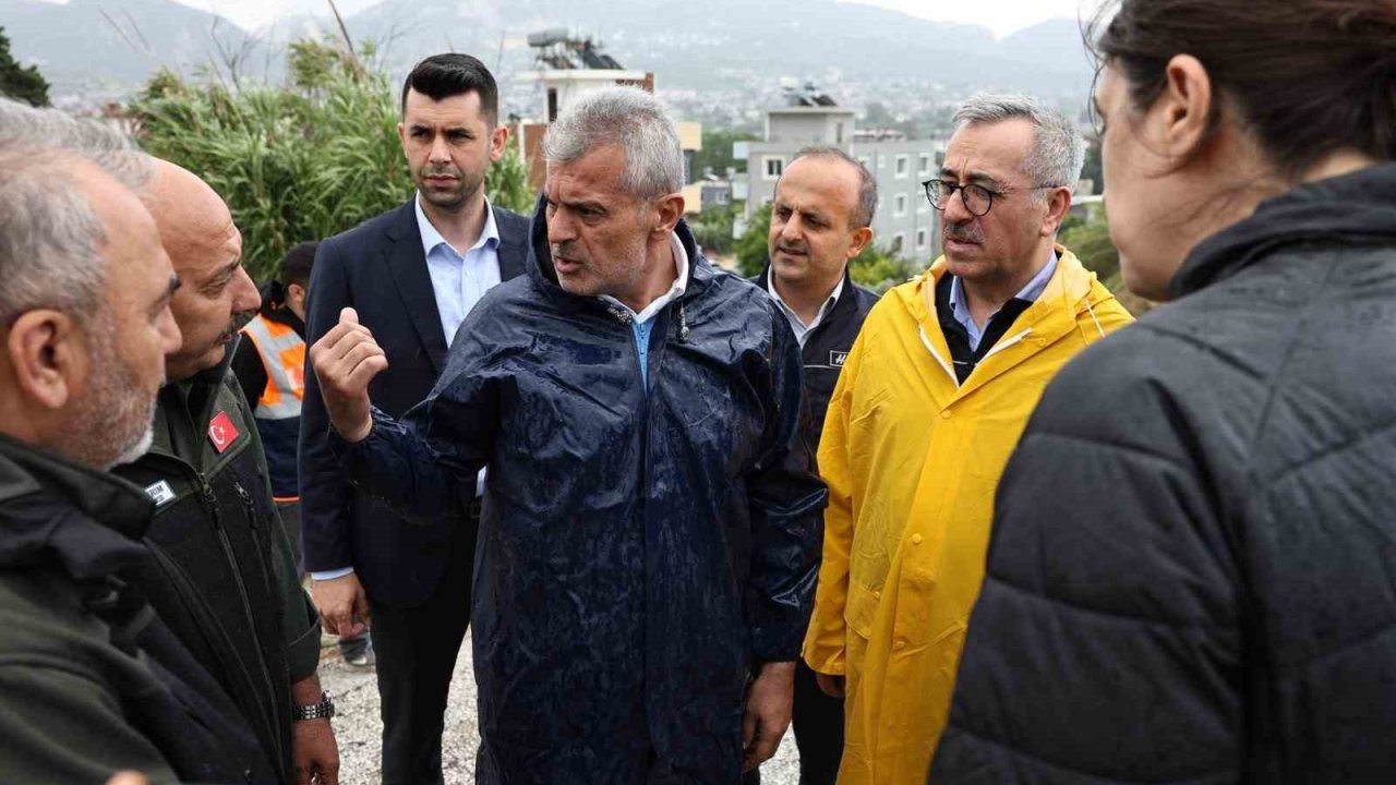 Başkan Öntürk, yağıştan etkilenen bölgelerde incelemelerde bulundu