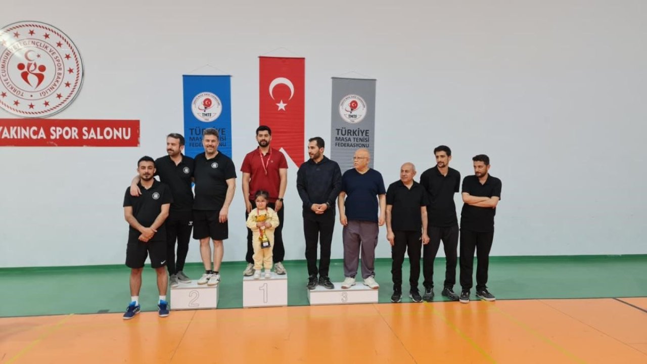 İnönü Üniversitesi, Masa Tenisi Kurumlar Ligi’nde Malatya ikincisi oldu