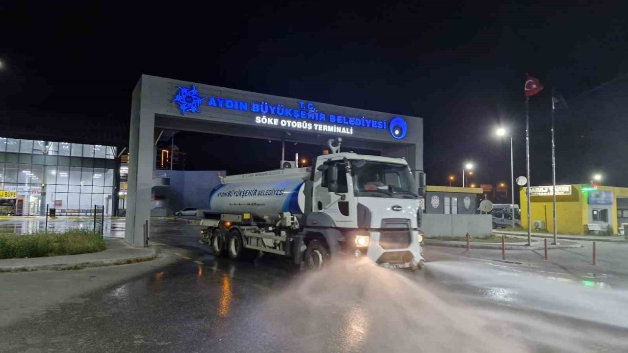 Aydın Büyükşehir’den otobüs terminallerinde bayram hazırlığı