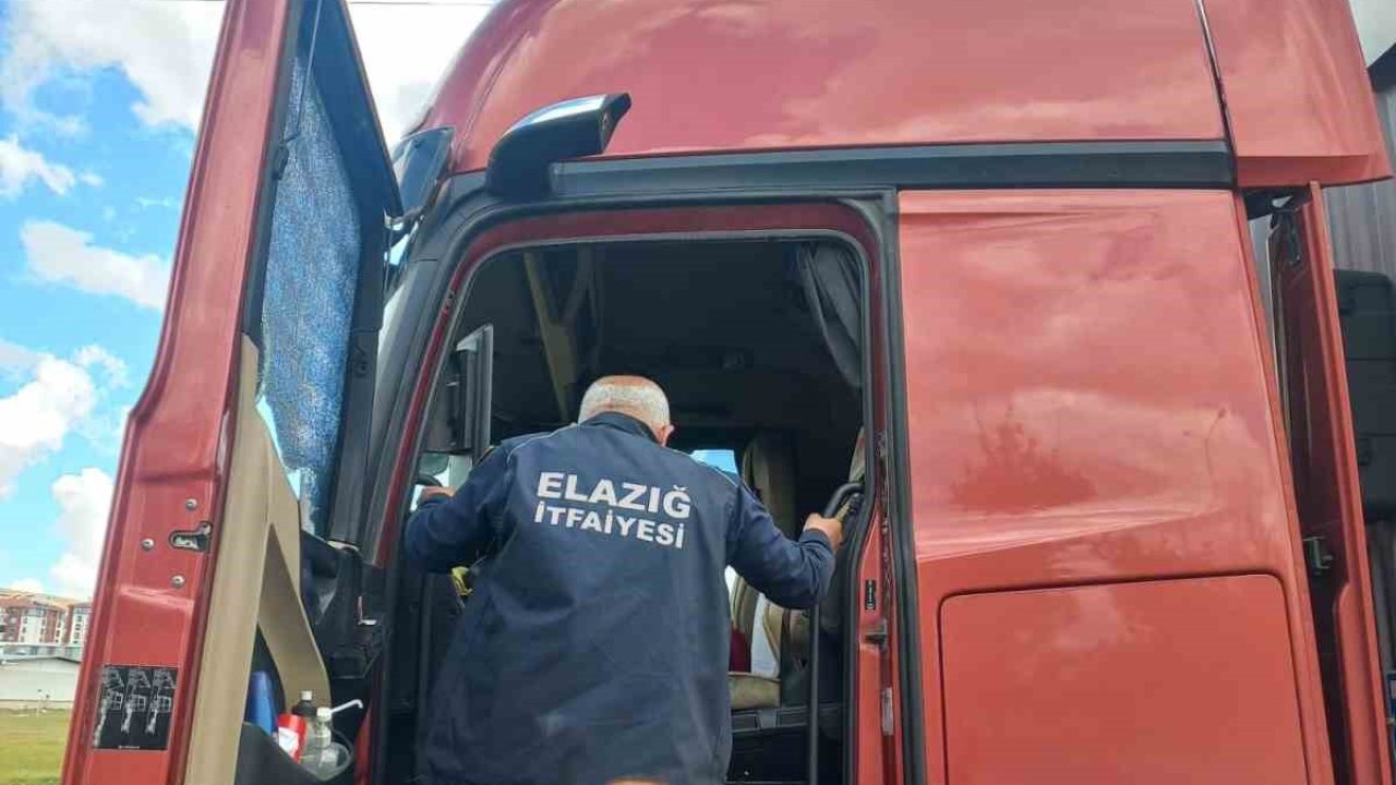 Elazığ’da tır şoförü aracının içinde ölü bulundu