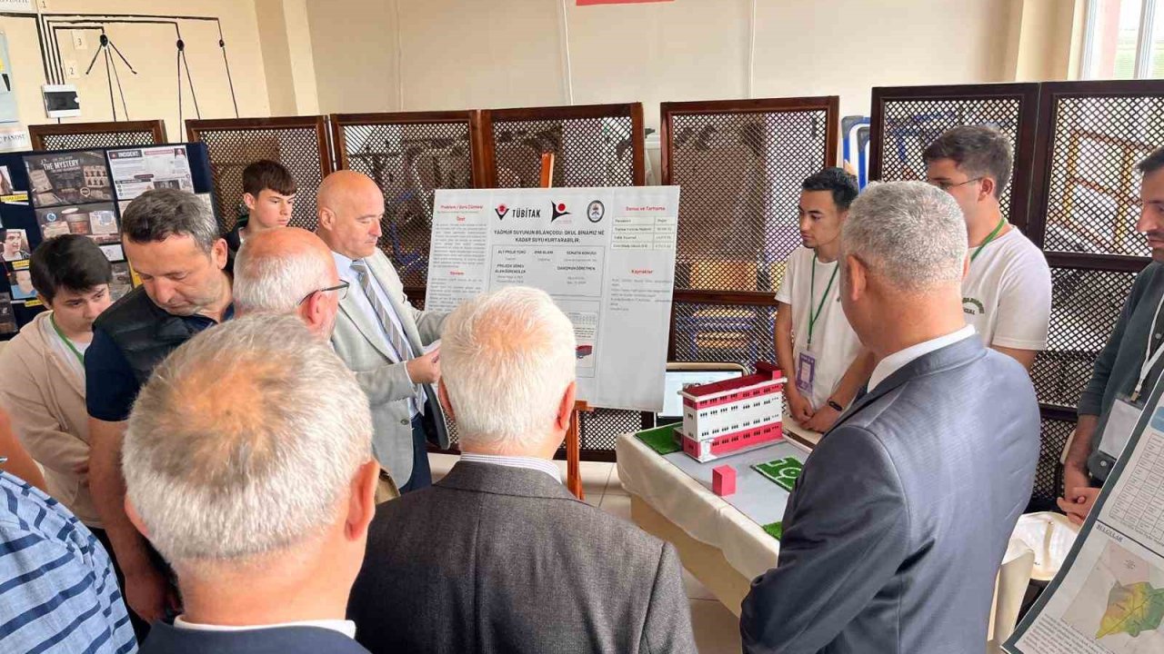 Tekirdağ’da gençler projelerini bilim fuarında sergiledi