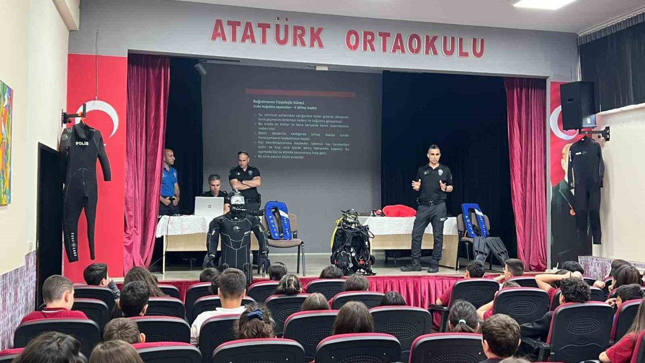 Bursa’da öğrencilere boğulma tehlikesine karşı eğitim