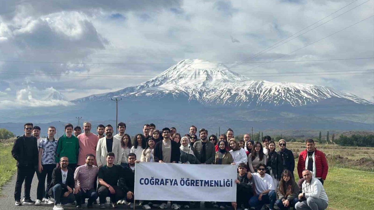 Geleceğin coğrafya öğretmenlerinden Kuzeydoğu Anadolu’da saha araştırması