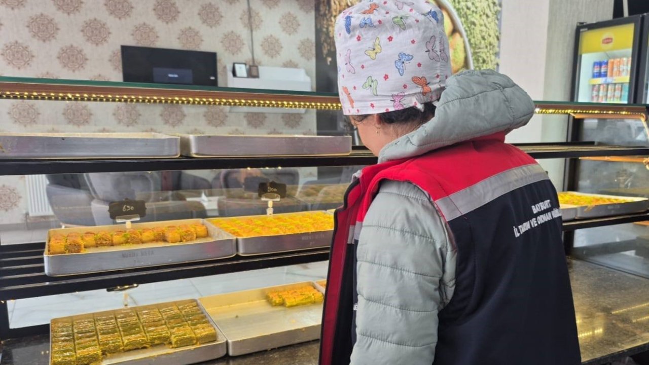 Bayburt’ta gıda işletmelerine bayram denetimi