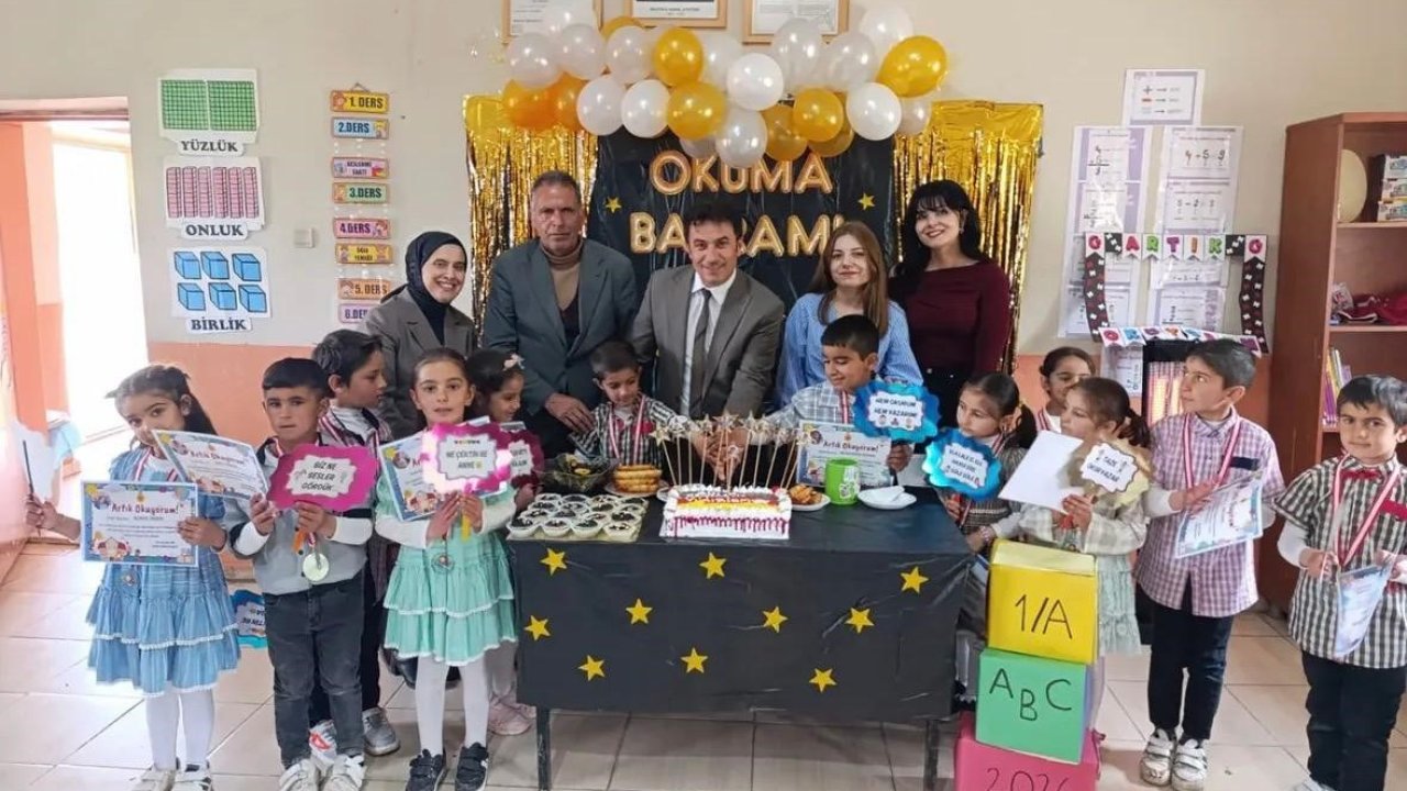 Diyadin’de miniklerden okuma bayramı etkinliği