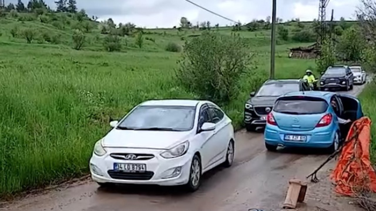 Bolu’da tatilciler köy yollarında yoğunluğa sebep oldu