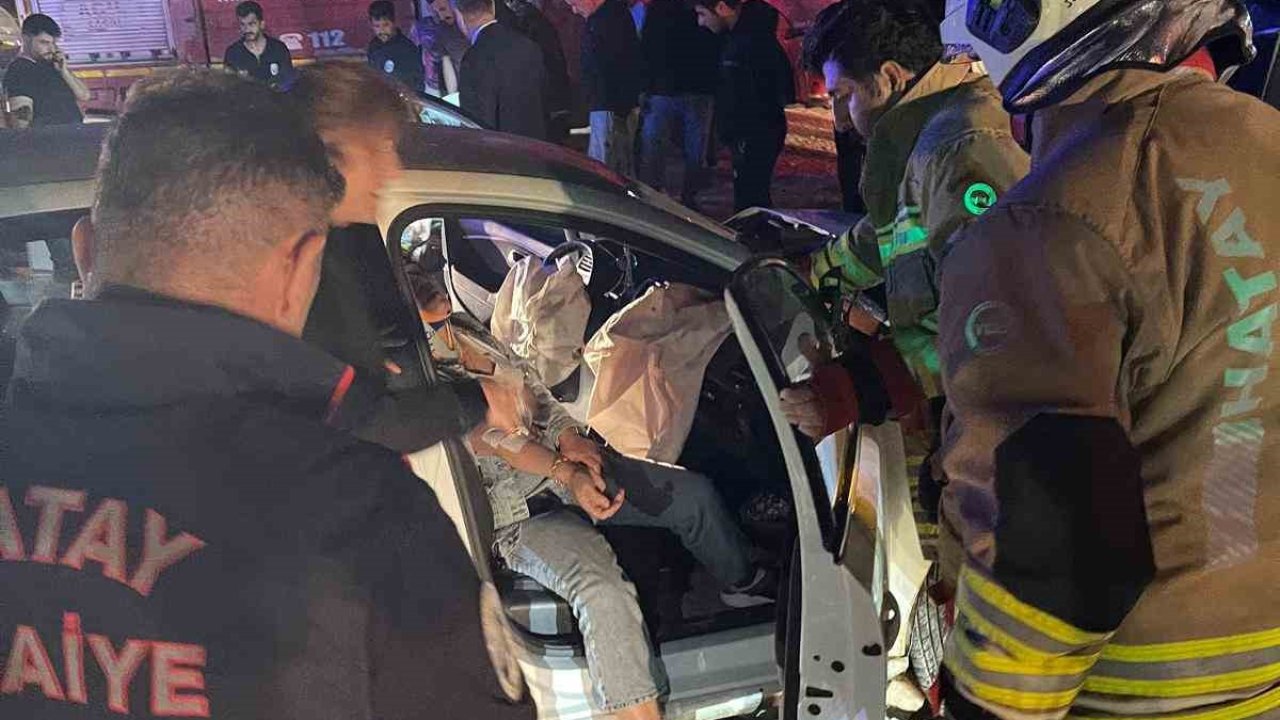 Samandağ’da trafik kazası : 6 yaralı